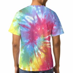 Camiseta Tie Dye para Hombre, Diseño Personalizado con Logotipo, Última Moda, Ligera, 100% Algodón, Corte Holgado, Gran Venta - Product Image 4