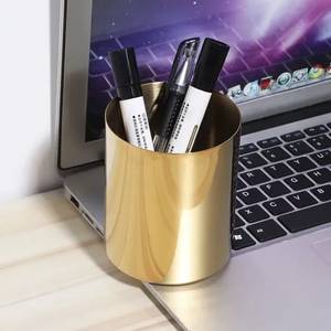 New Arrival Brass <b>Pen</b> Holder Crafts <b>Pen</b> Jar Holder Top Price Office Desk and School Accessories Brass <b>Pens</b> and Pencil <b>Gift</b> - Product Image 5