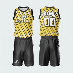 Faible MOQ, Fabricant de premier plan, Fournisseur direct d'usine de vêtements de sport, Logo personnalisé, Uniforme de basketball sans manches pour hommes, Anti-humidité - Product Image 4