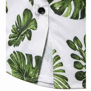 Camisa Moderna para Hombre con Estampado Gráfico y Botones, Tela Suave, Corte Moderno y Uso Diario Informal - Product Image 5
