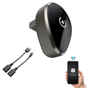 Adattatore Wireless USB-A a USB-C per CarPlay e Android Auto con Dongle Mini Ovale - Product Image 5