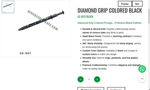 Diamond Grip Colored Black Prong Setting Jewelry <b>Tool</b> Secure Stone Holder Jewelry Making <b>Tool</b> |Item No GS-1837 - Product Image 3