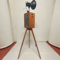 Photomaton pliable en bois pour iPad, idéal pour la location lors de mariages, fêtes, anniversaires et rassemblements