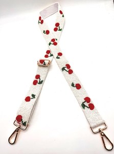 Correa de Bolso Cruzado Ajustable con Cuentas de Cereza MSR-BE-0036, Estilo Fiesta, para Mujer, Regalo Navideño - Product Image 2