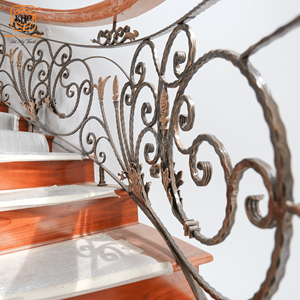 KHP Garde-corps décoratifs en fer forgé pour escaliers intérieurs et balcons – Systèmes de rampes au design moderne, installation DIY, fabriqués au Vietnam - Product Image 2