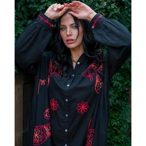 Nuevo Vestido de Moda para Mujer, Vestido Camisero Informal de Manga Larga, Vestido Camisero Blanco Informal para Mujer, Nuevo Diseño de Primavera, Vestido Camisero Elegante - Product Image 3