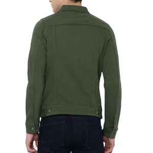 Veste en jean pour homme de couleur personnalisée, respirante, séchage rapide, logo frontal, style décontracté, vente en gros, faible MOQ 2026 - Product Image 6