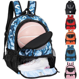 Sac à dos de sport unisexe personnalisé pour football, basketball, soccer en plein air, pliable, imperméable, léger, écologique, en microfibre, 30-40L - Product Image 2