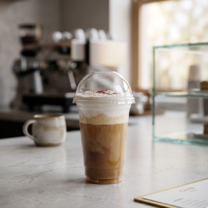 QUANG QUAN Disposable PP Single Wall Plastic <b>Cups</b> 95mm 16/20/24 oz Clear for Iced Coffee <b>Cold</b> Beverages & Desserts - Product Image 3