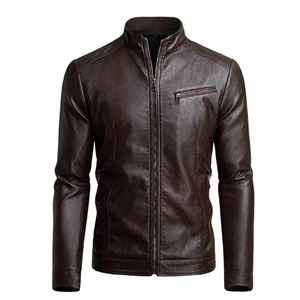 Chaqueta de Cuero para Hombre de Primera Calidad al Mejor Precio, Chaqueta de Cuero de Alta Calidad, Chaqueta de Cuero Cómoda para Invierno en Venta - Product Image 1