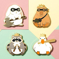 Broches personnalisées en métal pour cadeaux d'affaires en gros