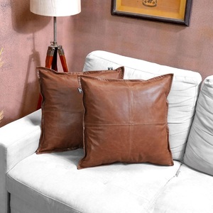 Coussin Tête de Cheval Designer en Cuir Luxe Léger Nordique INS, Housse de Coussin de Canapé Britannique pour Salon, Housse de Coussin d'Hôtel - Product Image 2