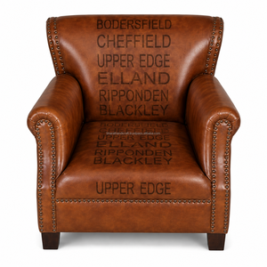 American Style Armchair with Premium Upholstered Fabric and Solid Wood Leg Comfortable Accent <b>Chair</b> for Living Room Hotel Lounge - Product Image 5