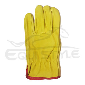Gants de sécurité pour la construction, cuir de vachette de haute qualité, anti-coupure, gants de travail robustes, gants industriels, vente en gros OEM - Product Image 3