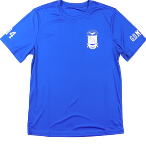 Camiseta Deportiva Phi Beta Sigma, Color Azul Rey, con Letras Griegas, de Secado Rápido, Absorbe la Humedad, Ropa Deportiva para Fraternidades - Product Image 2