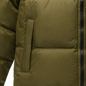 High Quality Hot Selling Winter Canvas Bubble <b>Jacket</b> Men Warm Outdoor Regular Lightweight Windproof Casual Front OEM Service - Product Image 2