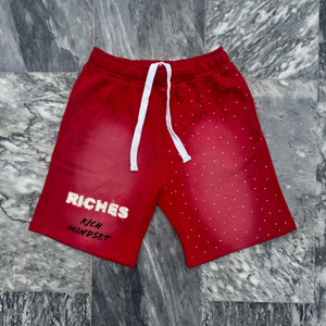 Shorts Bermuda Décontractés Homme en Coton Épais Délavé Style Vintage avec Imprimé Graphique et Cordon de Serrage, Vente en Gros OEM - Product Image 2