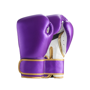 Gants de boxe en cuir pour hommes, pour l'entraînement et le sparring, respirants, avec sangle de poignet réglable, utilisation en extérieur, tailles 6oz/8oz - Product Image 3