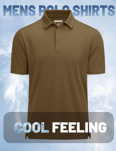 Camisa de Golf Casual para Hombre, Moderna, de Alta Calidad, 100% Algodón Elástico Piqué, con Estampado Floral, Transpirable, Manga Corta, 220 Gramos - Product Image 6