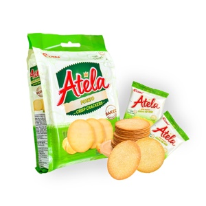 HALAL Atela, 228G, galletas crujientes de patata, baja en grasa bolsita, embalaje, sabor salado y dulce, producto FMCG de galletas de Vietnam - Product Image 3