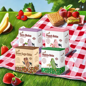 Caja de Helado de Melocotón Alody con Sabor en Capas y Sabores de Boba - Product Image 3