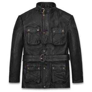 Chaqueta de Cuero Genuino para Mujer OEM con Diseño Desmontable, Elegante, Duradera e Ideal para Personalizar con la Marca - Product Image 1