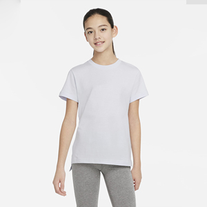 T-shirt en jersey de coton à col rond et imprimé graphique pour femme, coupe oversize, séchage rapide, respirant, manches courtes – Vente en gros pour l'été - Product Image 3