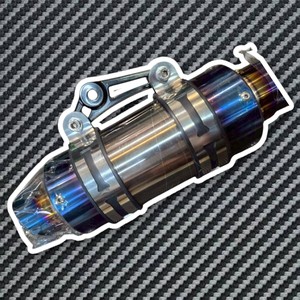 Taiwan Made KAO Titanium Alloy Racing Exhaust Muffler for Motorcycle Performance Upgrade - Product Image 1