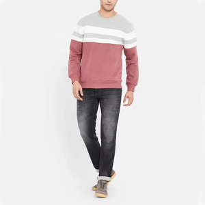 Sweat-shirt à col rond en molleton de coton pour homme, coupe classique, séchage rapide, respirant, décontracté, blanc, 430g, imprimé en sérigraphie - Product Image 1