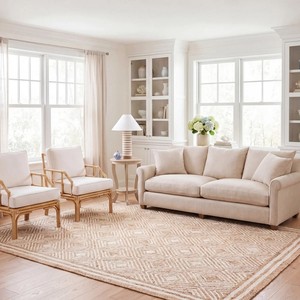 Premium Handmade Indian <b>Jute</b> <b>Rug</b> Eco-Friendly Anti-Slip Woven Carpet for Home Living Room Bedroom Office Decor Tufted Latex - Product Image 2