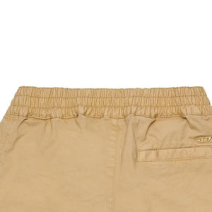 Shorts cargo modernes pour garçons, tissu en mélange de coton et de polyester, léger, respirant, couleur unie, avec fermeture à boutons et poches - Product Image 5