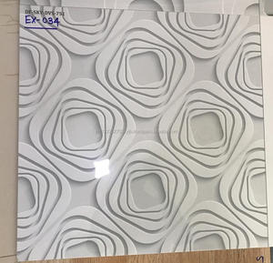 Carreaux de mur et de sol rustiques en porcelaine antidérapante pour l'intérieur et l'extérieur Finition entièrement polie de couleur grise et blanche - Product Image 6