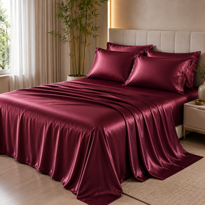 Ropa de Cama de Bambú Estilo Resort de 300 Hilos |   Sábanas Sedosas y Frescas con un Elegante Caída, Ideales para Hoteles y Dormitorios Premium - Product Image 1