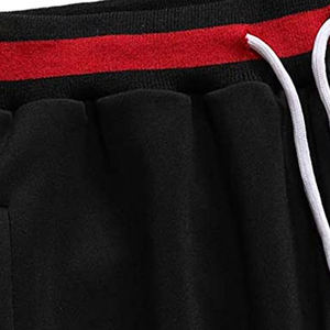 Premium Men’s Red Black White Sports Track Jacket Full Zip Color Block Design Side Pockets Casual Athletic Training Wear - Product Image 2