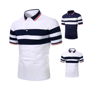 Prix de gros, prix bas, polos personnalisés avec logo, coton satiné, printemps, polos pour hommes, écologiques, respirants, polos à bas prix - Product Image 2
