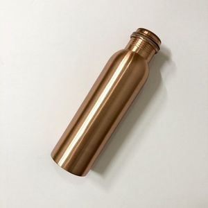 ขวดน้ำพกพาทองแดงพร้อมฝาปิดดีไซน์คลาสสิกเป็นมิตรกับสิ่งแวดล้อม - Product Image 3