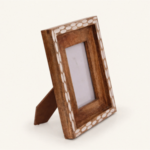 Handcrafted Bone Inlay Wooden Photo <b>Frame</b> Natural Mango Wood Tabletop <b>Picture</b> <b>Frame</b> for <b>Vintage</b> Home Decor & Luxury Wholesale - Product Image 5