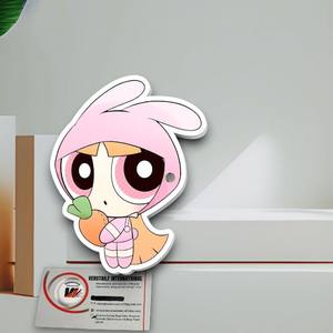 แผ่นแม่เหล็กติดขนตาอะคริลิคแบบใช้ซ้ำได้ ลายดอกไม้ หัวใจ ผีเสื้อ สีชมพู รุ่นใหม่ล่าสุด ยี่ห้อ Pink Power Puff Girl เป็นมิตรต่อสิ่งแวดล้อม - Product Image 3