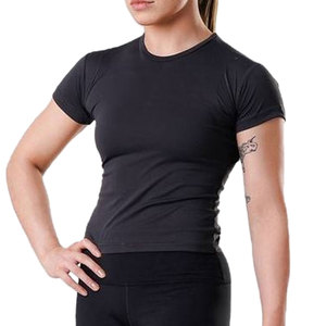 Chemises de compression pour femmes grande taille à séchage rapide, manches longues, respirantes, écologiques, pour la course à pied, le fitness et l'entraînement athlétique, extensibles dans quatre directions - Product Image 1