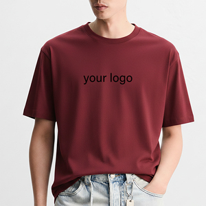 Camiseta de Hombre Moderna y de Alta Calidad, 180 g/m², 100% Algodón, Jersey Sólido, Ecológica, Transpirable, de Secado Rápido, Corte Holgado, Estilo Hip Hop, Personalizable - Product Image 1