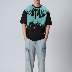 Men Oversized <b>Rhinestone</b> T Shirt Daily Wear Street Style Loose Fit Men Oversized Summer T Shirt Breathable Cotton Loose <b>Top</b> - Product Image 4