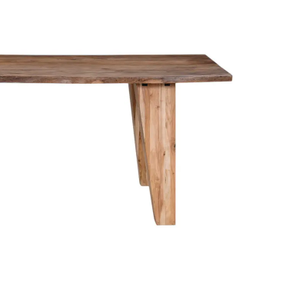 โต๊ะอาหารไม้มะม่วงทรงสี่เหลี่ยมสไตล์โมเดิร์นเรโทร สำหรับห้องนั่งเล่นหรือเฟอร์นิเจอร์อพาร์ตเมนต์ - Product Image 5