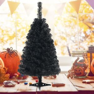 Albero di Natale Artificiale Non Illuminato da 36 Pollici con Supporto in Plastica per Piccoli Spazi - Product Image 2
