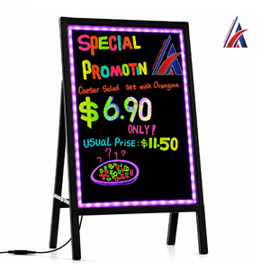 Tableau d'affichage LED électronique QQ de qualité supérieure, 545 mm x 750 mm, pour exposition et bureau - Meilleure vente - Product Image 1