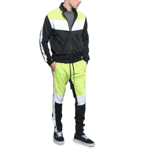 Conjunto Deportivo Informal Ligero y Transpirable Personalizable para Hombre, Pantalones Deportivos con Logotipo Frontal, Sudadera con Cierre de Cremallera, Poliéster/Algodón - Product Image 3