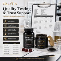 Résine de Shilajit OAZVITA 30g en pot – Faible MOQ, Emballage en verre personnalisable