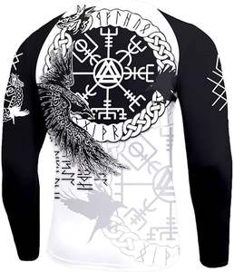 Camiseta de Manga Larga para Hombre, de Secado Rápido y Cómoda, en Color Sólido, para Fitness - Product Image 4