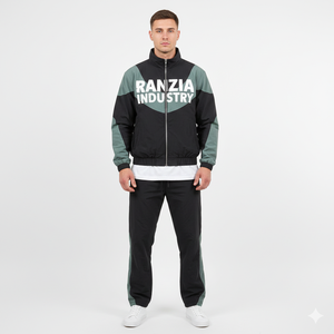 RANZIA Vintage Heavyweight Zip Hoodie Men RANZIA Streetwear Zip Hoodie Men Heavyweight RANZIA Acid Wash Rhinestone Zip Hoodie - Product Image 2