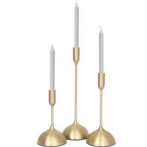 Support à bougie en métal design, élégant, pour table, décoration intérieure, mariage, fête, centre de table - Product Image 1