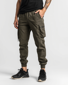 Pantalones Jogger Cargo Casuales para Hombre, Corte Ajustado, de Algodón, con Múltiples Bolsillos, Estilo Urbano, Cintura Elástica, para Deportes al Aire Libre - Product Image 4